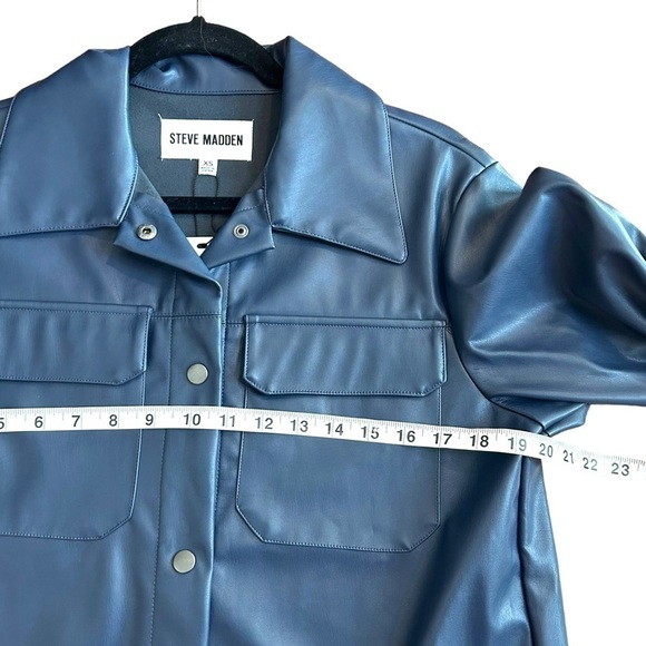 Steve Madden BB DAKOTA Womens Faux Good Measure Shacket - Picture 9 of 10